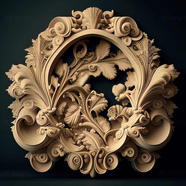 3D model rococo (STL)